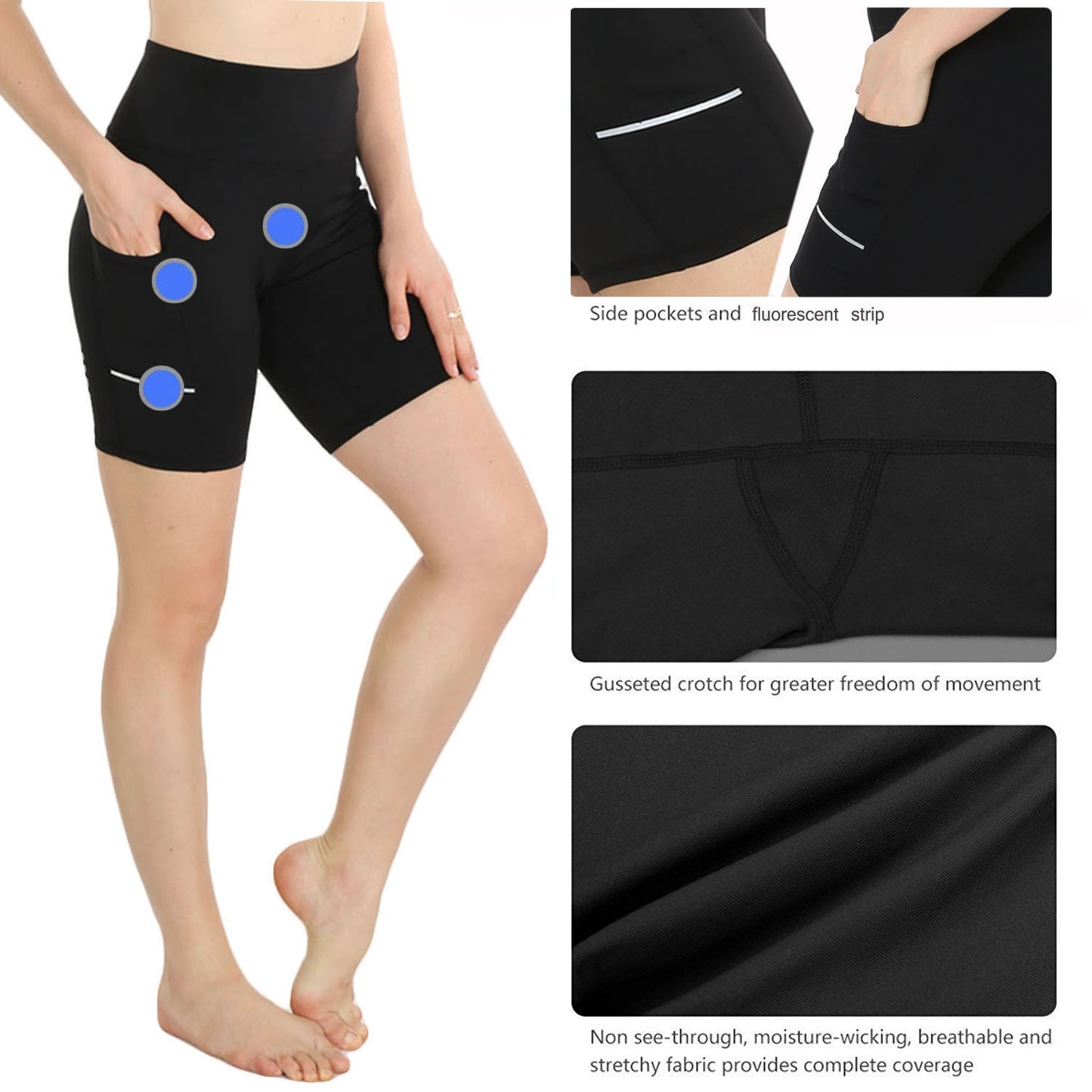 Fitness Zoness Active Wear Pocket Shorts