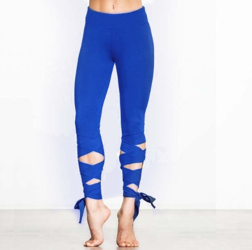 Fitness Zone Activewear Crossover Tall Ribbon Leggings