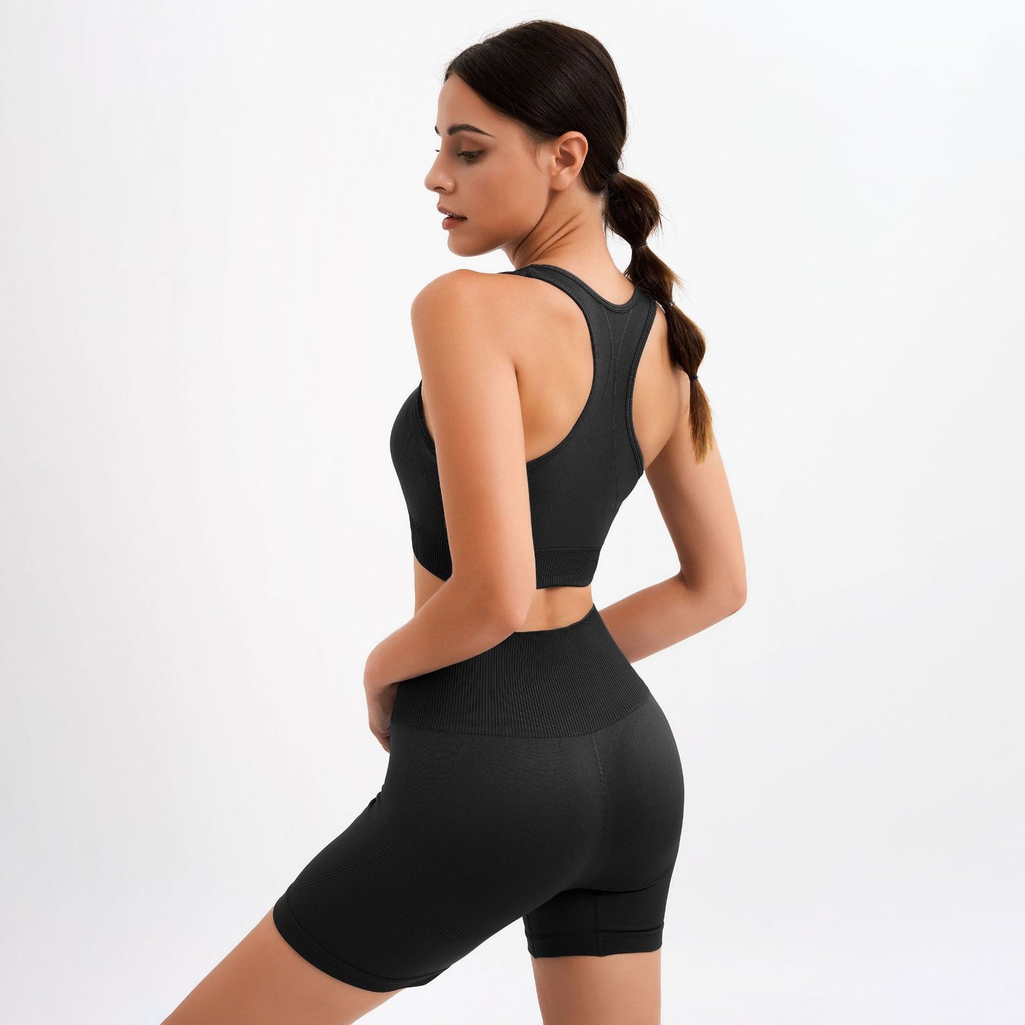 Fitness Zone Active Wear Stitch Feature Shorts