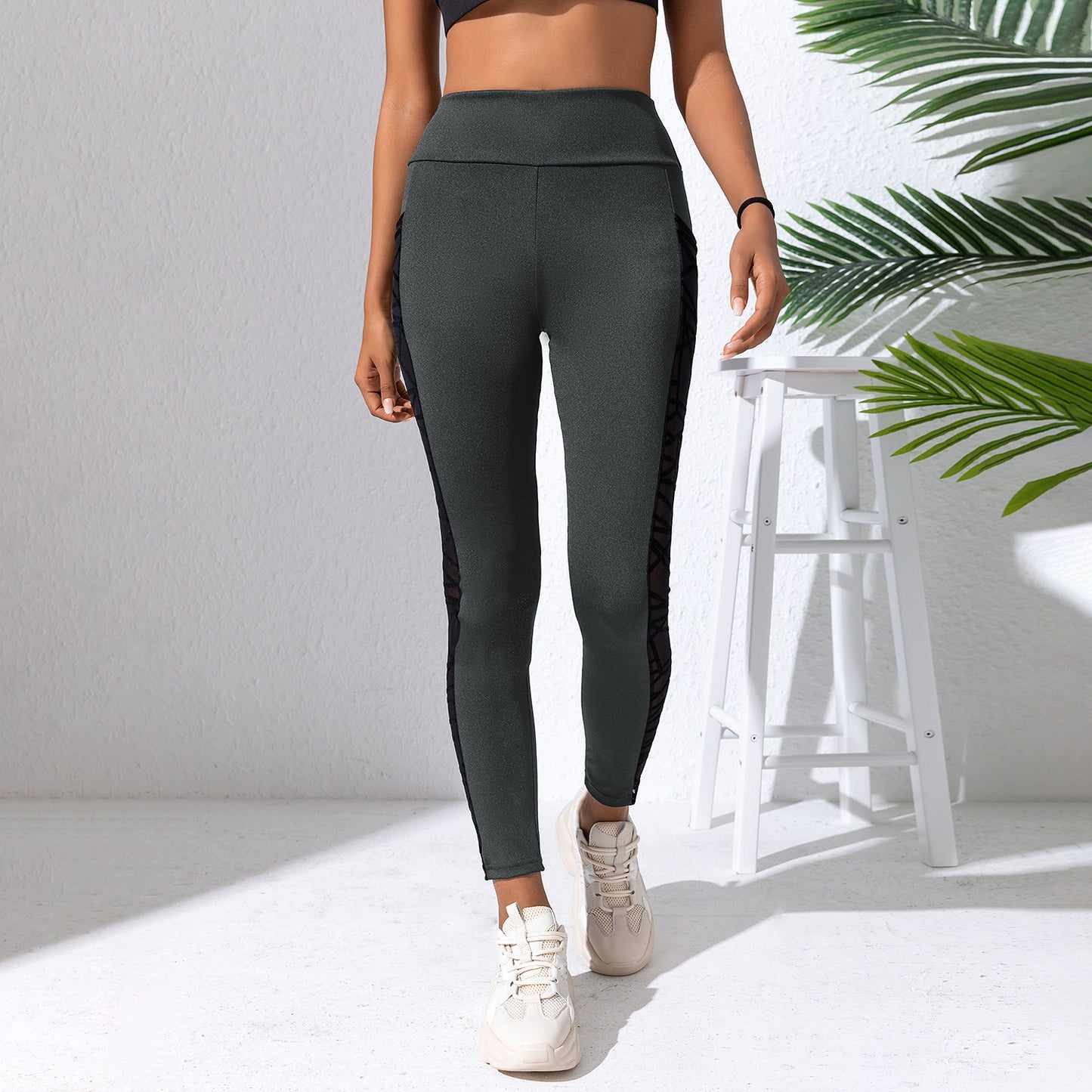 Fitness Zone Gains Mesh Pocket Leggings