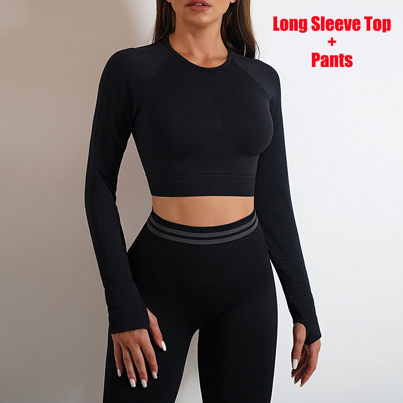 Flex Sports Long Sleeve Crop Top