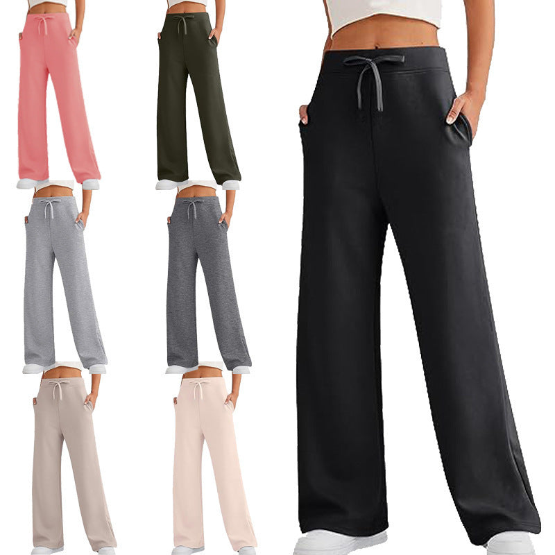 Women's Leisure Loose Wide-leg Trousers